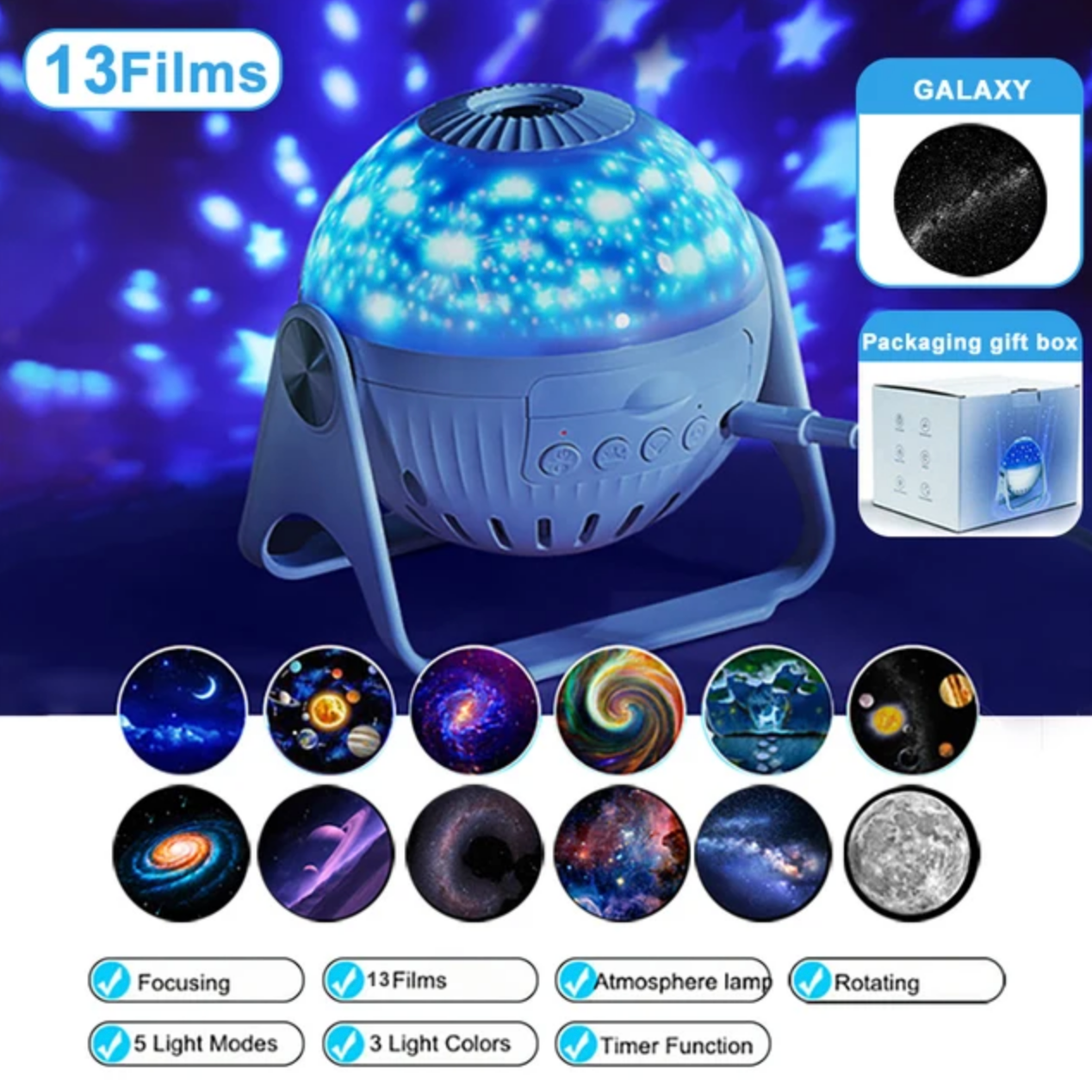 Planetaryum Galaksi Gece Işığı