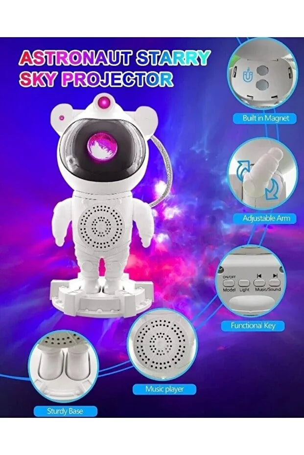 SunLight™ Astronot Bluetooth Hoparlör Galaxy