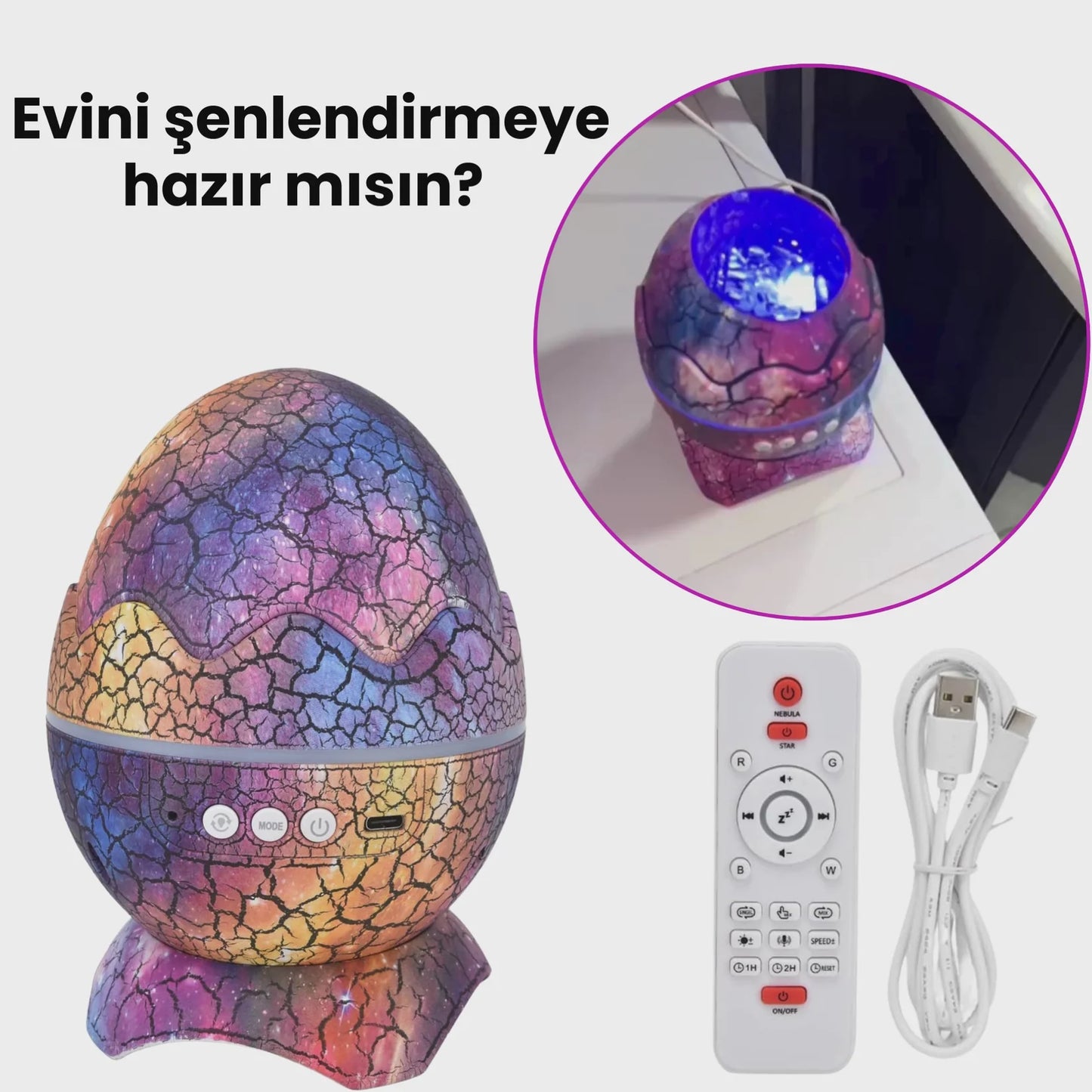 Dino Glow Bluetooth Lamba SunLora™