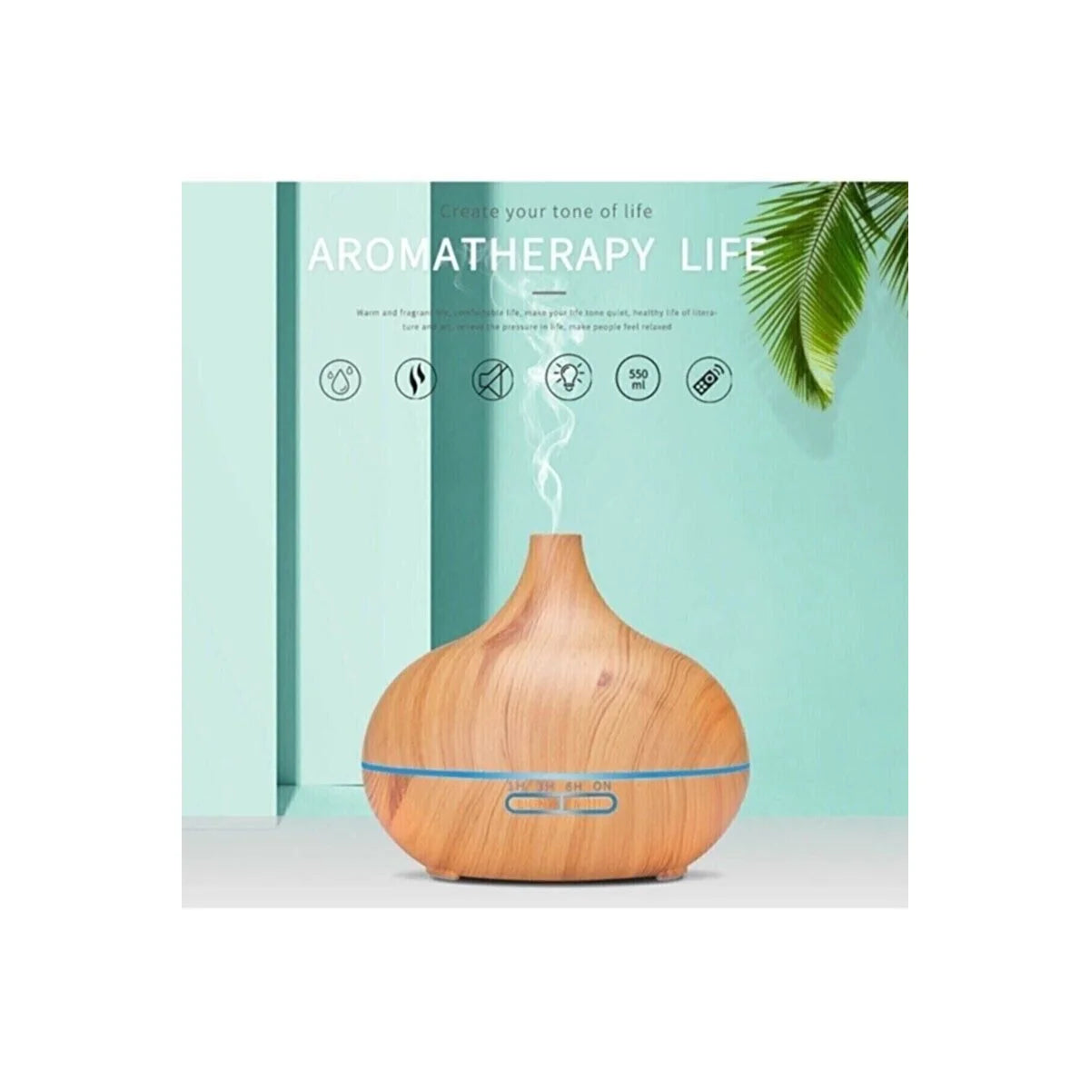 SunLight™ Aroma Difüzörü Ultrasonik Hava Nemlendirici