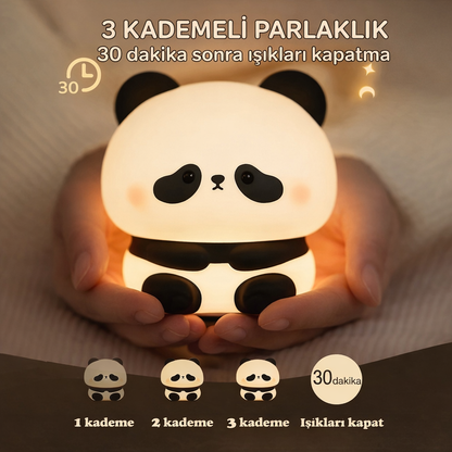 Panda Silikon Gece Lambası