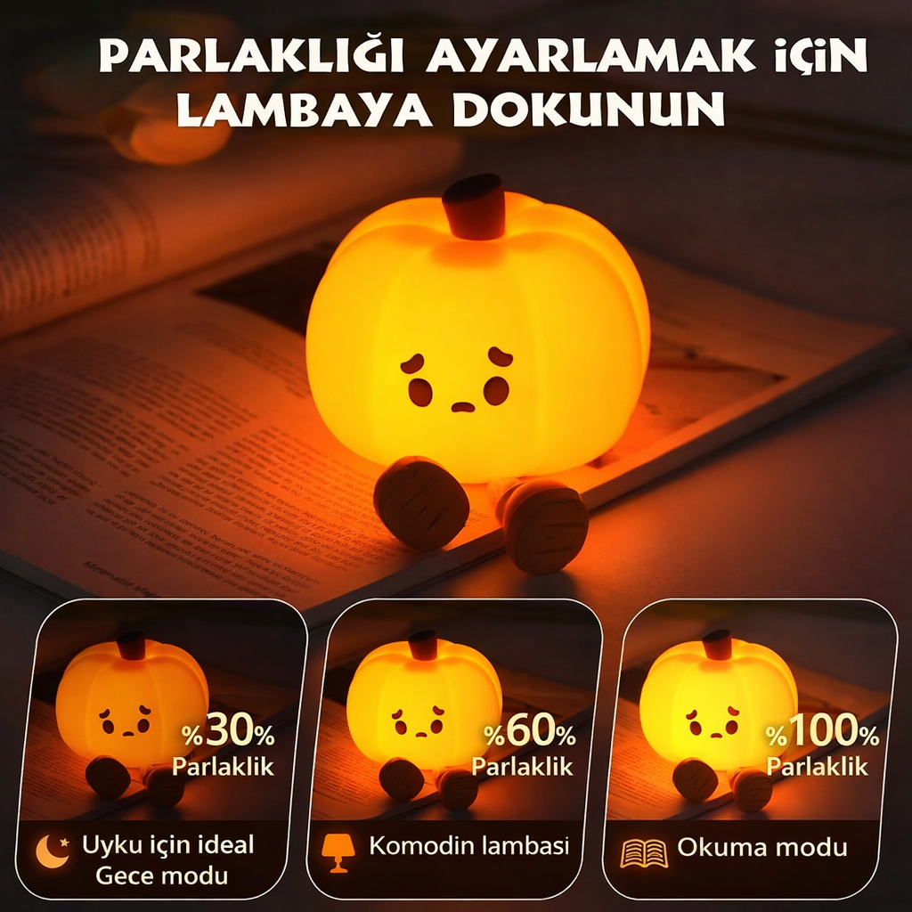 Bal Kabağı Gece Lambası