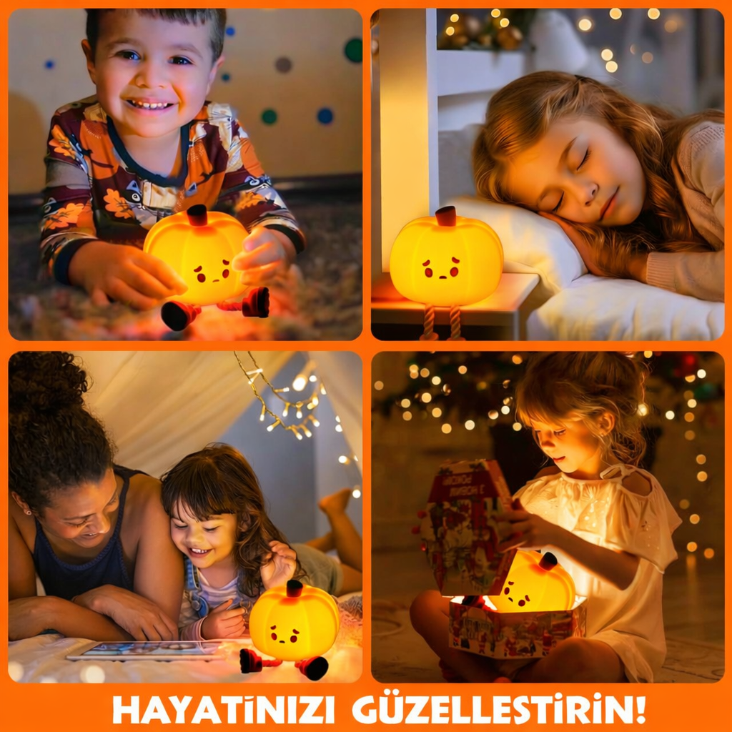 Bal Kabağı Gece Lambası