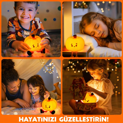 Bal Kabağı Gece Lambası