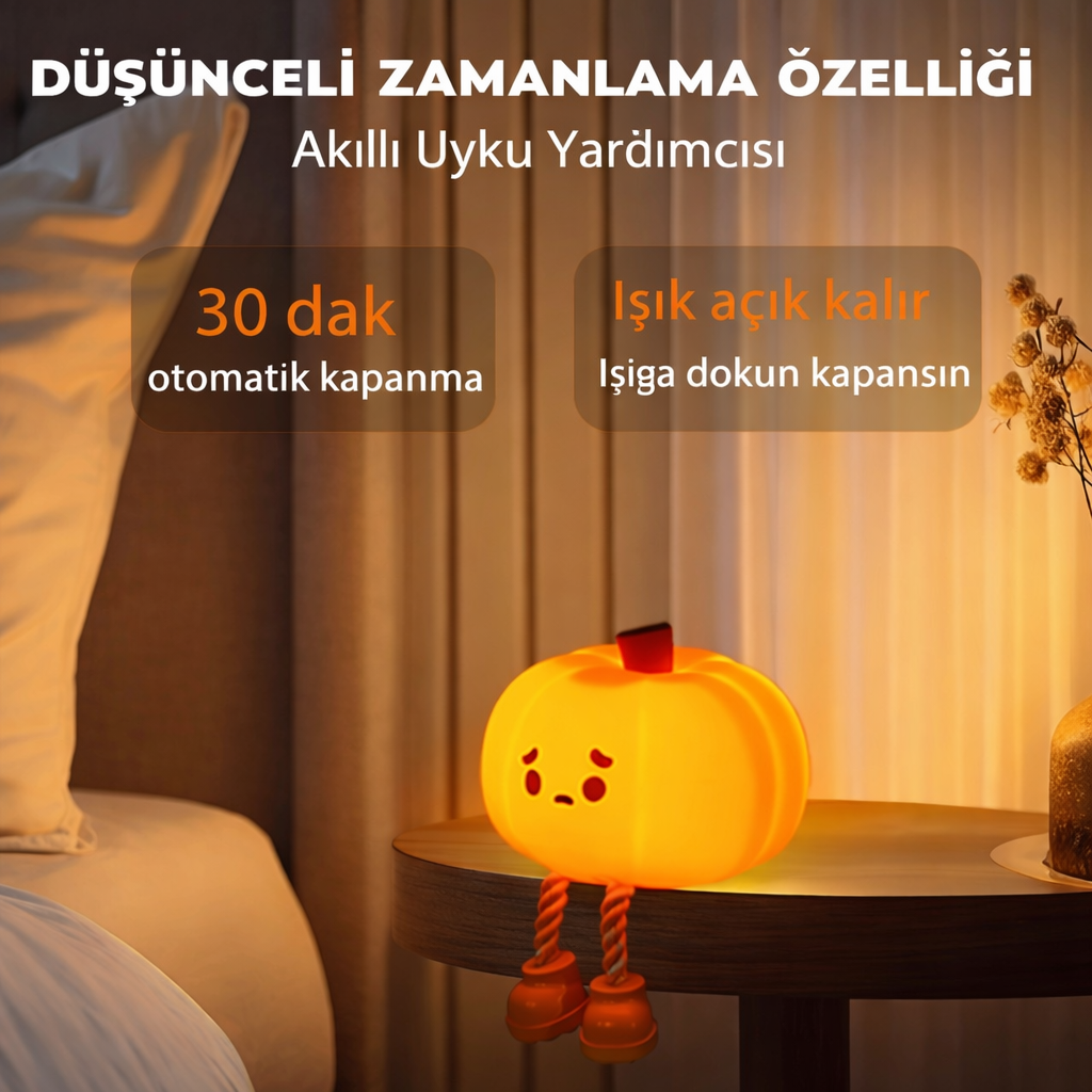 Bal Kabağı Gece Lambası
