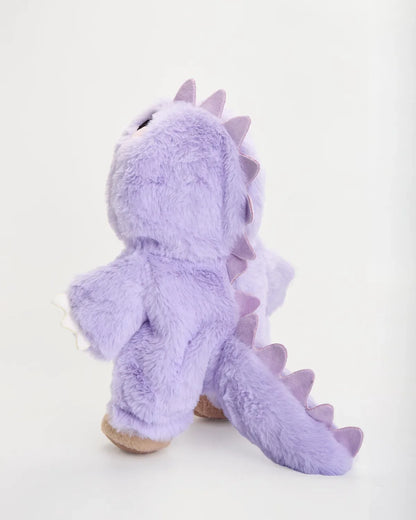 SunPuffy™ Kürklü Mor Dino Puffy