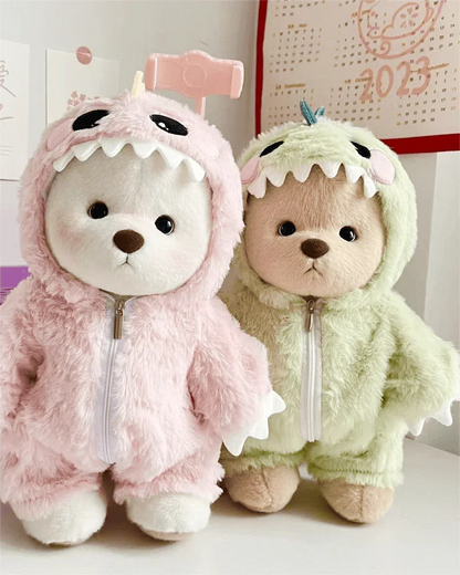 SunPuffy™ Yeşil Tüylü Dino Puffy