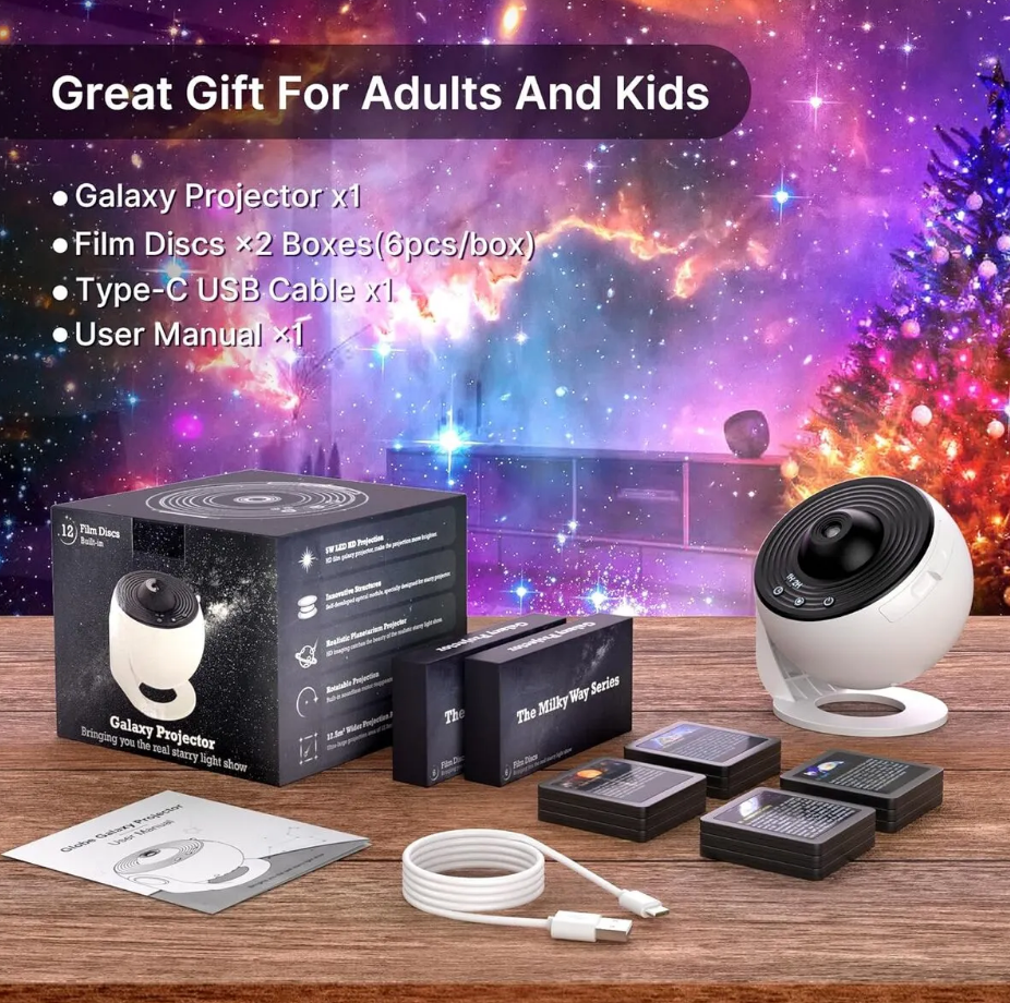 Galaxy Yıldızlı Gökyüzü Projektör